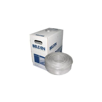 بلدن - كيبل شبكة - 8 خط - مقاس 24AWG - لون أزرق - 305 متر/اللفة - CAT 5E U/UTP UNSH RISER-CMR PE/PVC