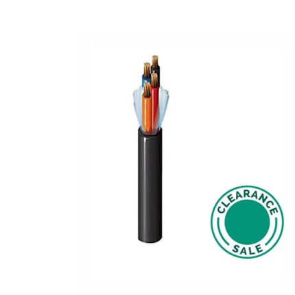 تصفيةبلدن - كابل متعدد الموصلات 9C*18AWG، أداة Ul، مجدول، غير محمي، أسود، 305 متر/لفة