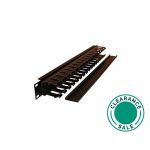 تصفيةبلدن - مدير كابلات أفقي مع إصبع وغطاء، 19 بوصة، 1U