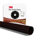 ⁦ثري إم - أنبوب عزل - يتقلص بالحرارة - مقاس 1 بوصة - 50 قدم - لون أسود⁩ - الصورة ⁦3⁩