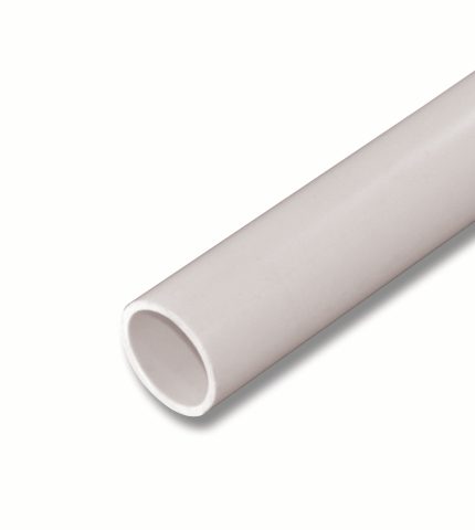 بحرة - ماسورة مقاس 20 مم - أبيض - سماكة 1.4 مم - خفيف الصلابة