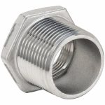 ⁦جلبة سداسية, من الفولاذ المطروق,مقاس 1/2 بوصة × 1/4 بوصة, ذكر NPT x أنثي NPT⁩ - الصورة ⁦2⁩