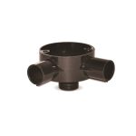 بحرة - صندوق تجميع أسلاك - مقاس 25 مم - 2 خط - زاوية