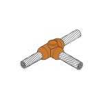 ريكم آر بي جي - قالب توصيل كيبل مع كيبل - نوع T - مقاس 120-70 مم