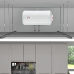 ⁦سخان مياه كهربائي 100 لتر أفقي الخزف السعودي - سيروزا⁩ - الصورة ⁦2⁩