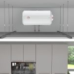 سخان مياه كهربائي 100 لتر أفقي الخزف السعودي - سيروزا