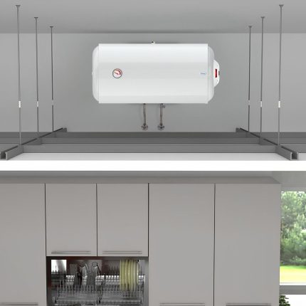 سخان مياه كهربائي 100 لتر أفقي الخزف السعودي - سيروزا