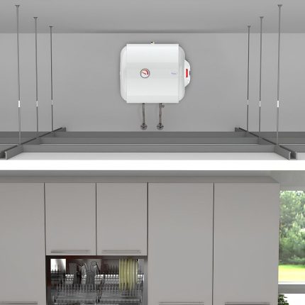 سخان مياه كهربائي 50 لتر أفقي الخزف السعودي - سيروزا