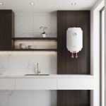 سخان مياه كهربائي 30 لتر عمودي نحيف الخزف السعودي - سيروزا