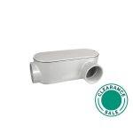 تصفية المنتجات الأخرى -كوندوليت، ألومنيوم، LL، 1-1/4 بوصة، مع غطاء وحشية