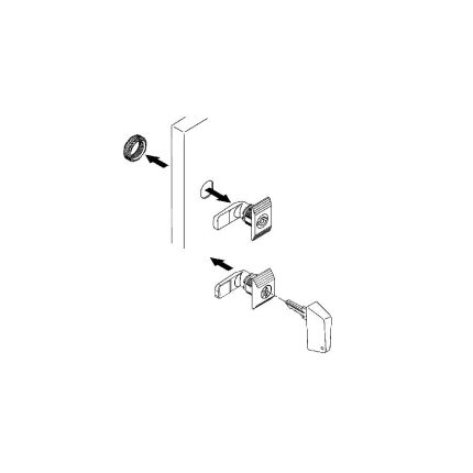 شنايدر - إكسسوار لوحة خدمة - CRN INSERT WITH KEY 405