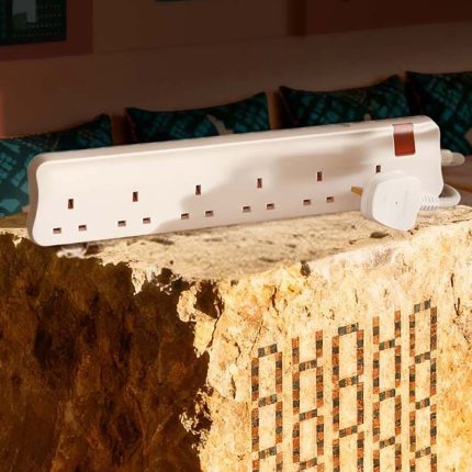 ليجراند - توصيلة كهربائية مواصفات بريطانية - 6 مداخل - طول 5 متر