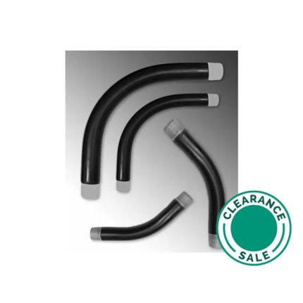 تصفية المنتجات الأخرى -كوع، مغطى بـ PVC، صلب، 1-1/2"