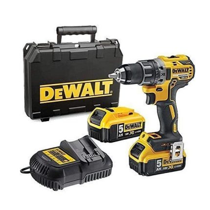 ديوالت - مثقاب/مفك لاسلكي صغير الحجم - بدون فرش - 13 مم - 18 فولت - 13 مم - 5 أمبير