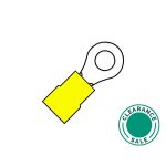 تصفية البرس -طرف معزول، 4-6 مم، حلقة، M4