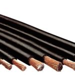 كابل لحام، سماكة 70 مم، مطاط أسود، نحاس