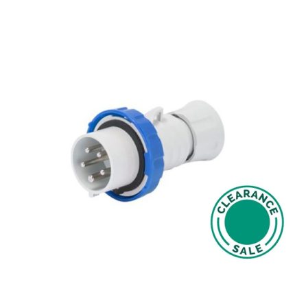 تصفية جويس -قابس، 32A، 3P+E، 220V، IP67، مستقيم، مع محول فيز