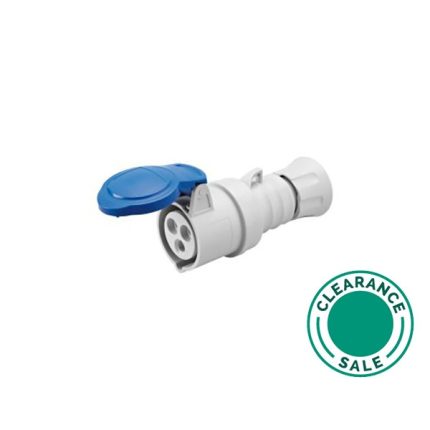 تصفية جويس -مقبس متنقل، 32 أمبير، 2P+E، 220 فولت، IP44، ازرق