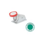 تصفية جويس -مقبس، 16 أمبير، 3P+N+E، 380 فولت، زاوية 90 درجة، سطحي، IP67