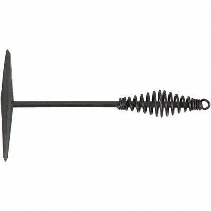 مطرقه نحت ( تقشير) من الفولاذ، الطول الإجمالي 11 بوصة، مقبض من الفولاذ، شفرات متوازية، طول الشفرة 3 بوصة، وزن الرأس 6 أونصه