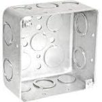 أي تي سي سي - علبة حديد مقاس 10X10 - عمق 1/8 2 بوصة - مقاس الفتحة 3/4 بوصة