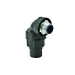 أي تي سي سي - ملبوش ماسورة مرن معزول - Insulated - مقاس 1 بوصة مع مسمار تأريض - 90 درجة