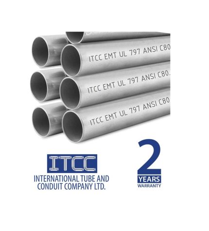 أي تي سي سي - مواسير حديد خفيفة - مقاس 1 بوصة - 3M/U (UL 797)