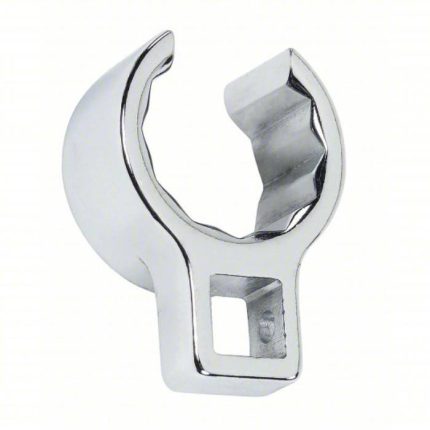 حبة سوكيت مفتوحة لمفتاح ربط، حجم قاعدة التثبيت 1/2 بوصة، مقاس الرأس 1 5/16  بوصة،  12 نقطة، من الفولاذ، طبقة خارجية من الكروم