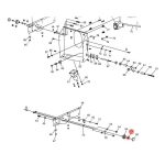 صامولة سداسية M6 للموديل 2712