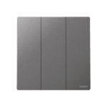 ليجراند - مفتاح ثلاثي ماليا - خط واحد - 16 أمبير - 250 فولت - لون فضي غامق