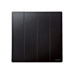 ليجراند - مفتاح رباعي ماليا - خطين - 16 أمبير - 250 فولت - لون أسود