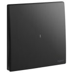 ليجراند - مفتاح مفرد - 3 خط- وسط - 16 أمبير - 250 فولت - مع لمبة بيان - لون أسود