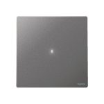 ⁦ليجراند - مفتاح مفرد - 3 خط- وسط - 16 أمبير - 250 فولت - مع لمبة بيان - لون فضي غامق⁩ - الصورة ⁦2⁩