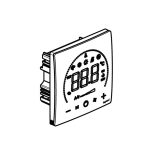 ليجراند - وحدة تحكم درجة حرارة الغرفة Mallia Senses، مفرد، أسود مصقول