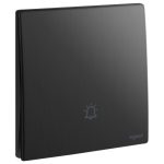 ليجراند - مفتاح جرس - 10 أمبير - 250 فولت - مع علامة جرس - لون أسود