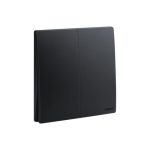 ليجراند - زر الضغط Mallia Senses، مجوز، 10A، 250V، Matt Black