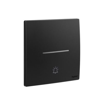 ليجراند - زر الضغط Mallia Senses، DND/MUR/BELL، مفرد، Matt Black