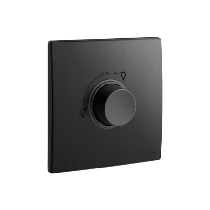 ليجراند - منظم إضاءة لمبة Mallia Senses، مفرد، خط 2، 40-500W، 230V، Brushed Black