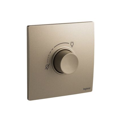 ليجراند - منظم إضاءة لمبة Mallia Senses، مفرد، خط 2، 40-500W، 230V، Dark Bronze