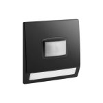 ليجراند - ضوء الدرج مع كاشف حركة Mallia Senses، مفرد، 100-250V، 230V، Brushed Black