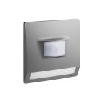 ليجراند - ضوء الدرج مع كاشف حركة Mallia Senses، مفرد، 100-250V، 230V، Dark Silver