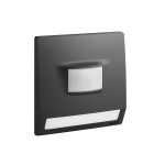 ليجراند - ضوء الدرج مع كاشف حركة Mallia Senses، مفرد، 100-250V، 230V، Matt Black