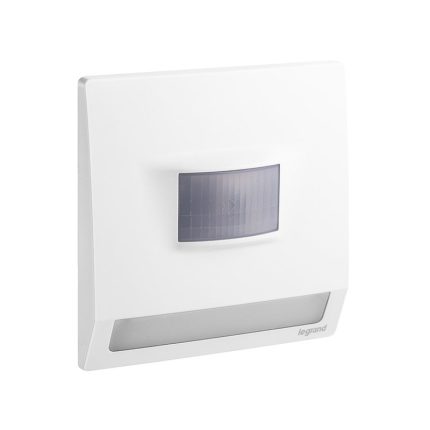 ليجراند - ضوء الدرج مع كاشف حركة Mallia Senses، مفرد، 100-250V، 230V، Matt White