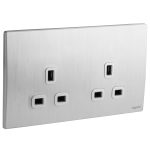 ليجراند - فيش ماليا مجوز - 13 أمبير - 250 فولت - المواصفات البريطانية - لون ألومنيوم