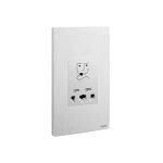 ليجراند - مخرج مقبس حلاقة Mallia Senses، مجوز، 120/240V، Brushed Aluminium