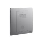 ليجراند - وحدة الاتصال المؤمنة Mallia Senses، مفرد، بدون مفتاح، 13A 250V، مع منفذ سلك، Dark Silver