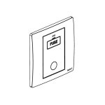 ليجراند - وحدة الاتصال المؤمنة Mallia Senses، مفرد، بدون مفتاح، 13A 250V، مع مؤشر LED + منفذ سلك، Brushed Aluminium