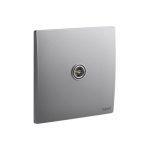 ليجراند - مقبس TV Terminal Outlet Mallia Senses، Female، مفرد، Dark Silver