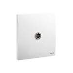 ليجراند - مأخذ تيار ذكري TV Socket Outlet Mallia Senses، مفرد، Matt White