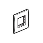 ليجراند - إطار موزاييك/أرتيور - مفرد -  2 موديول - لون فضي غامق